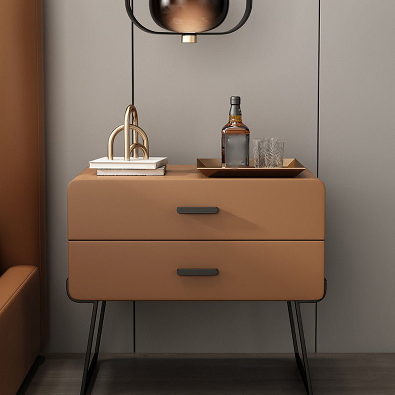 20 '' Tall Lade opslag accenttafel nachtkastje modern faux lederen nachtkastje