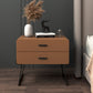 20 '' Tall Lade opslag accenttafel nachtkastje modern faux lederen nachtkastje