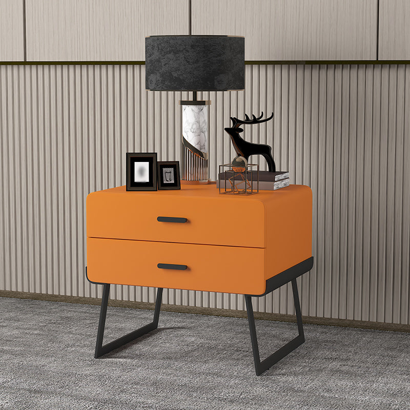 20 '' Tall Lade opslag accenttafel nachtkastje modern faux lederen nachtkastje