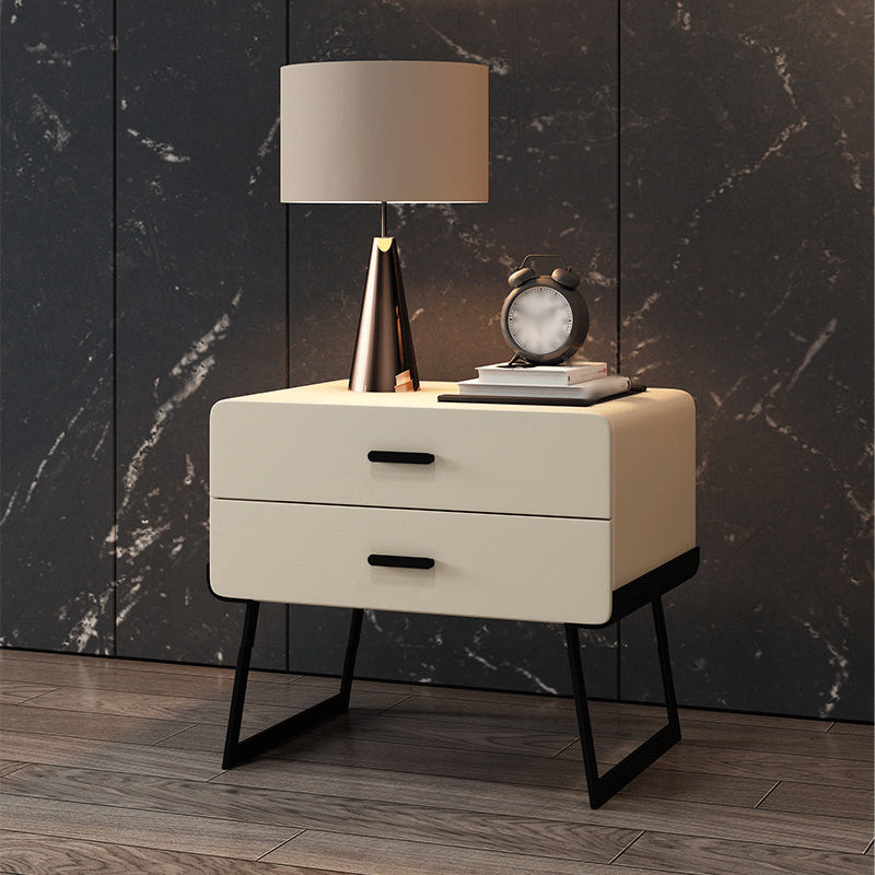 20 '' Tall Lade opslag accenttafel nachtkastje modern faux lederen nachtkastje