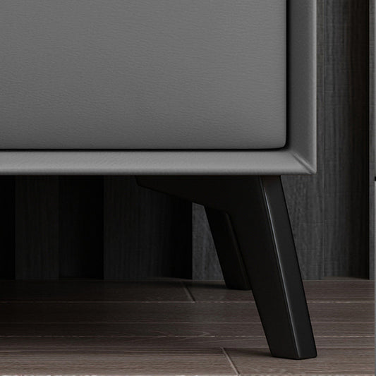 Massivholz 2-Schalter Nachttisch modern