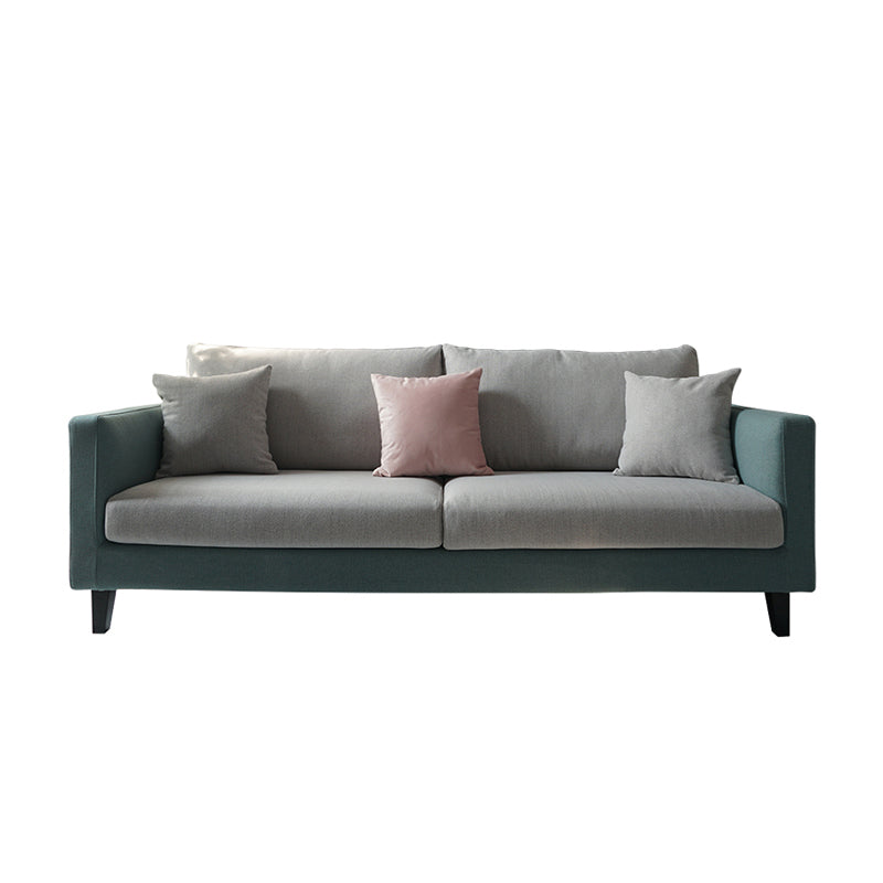 Contemporary Tuxedo Arm Standard Sofa Washable Sofa for Living Room, Apartment White Grey Blue Clearhalo 'furn' 'furn_sofas' 'Furniture' 'Living Room Furniture' 'Sofa' 'sofas' 5126802
