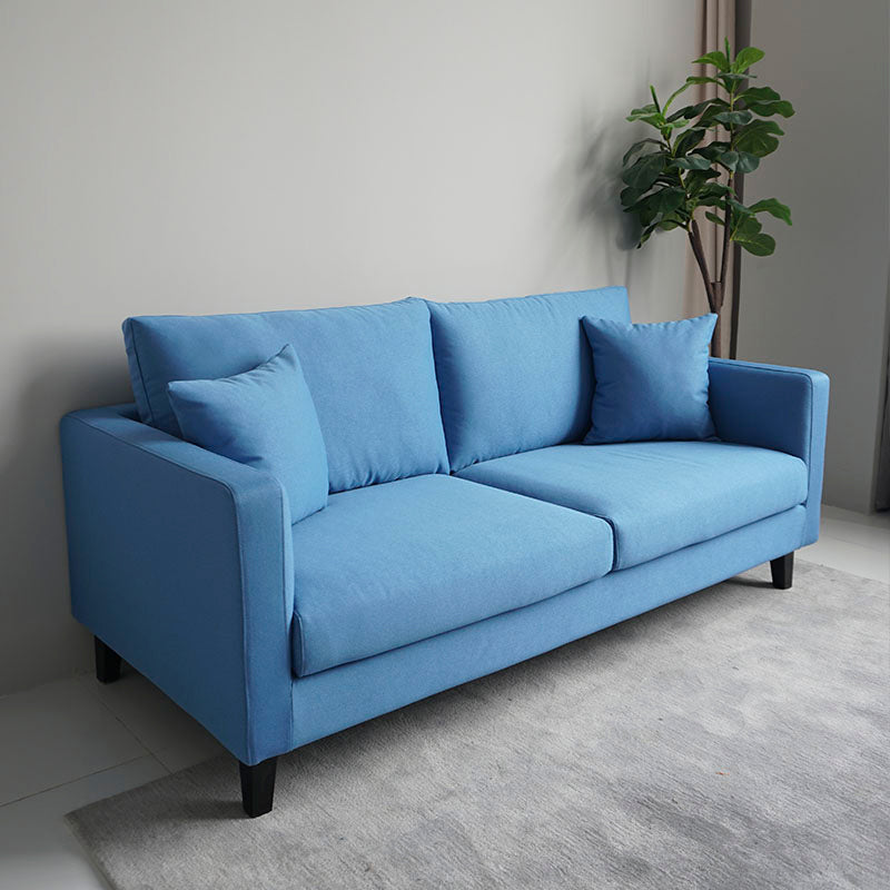 Contemporary Tuxedo Arm Standard Sofa Washable Sofa for Living Room, Apartment Sky Blue Clearhalo 'furn' 'furn_sofas' 'Furniture' 'Living Room Furniture' 'Sofa' 'sofas' 5126804
