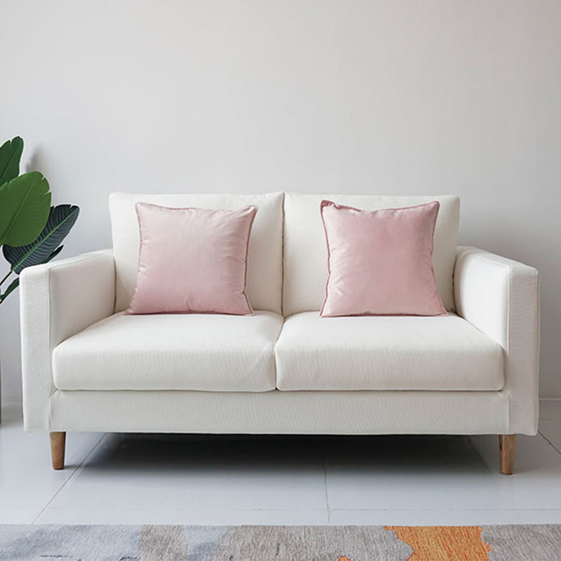 Contemporary Tuxedo Arm Standard Sofa Washable Sofa for Living Room, Apartment White Clearhalo 'furn' 'furn_sofas' 'Furniture' 'Living Room Furniture' 'Sofa' 'sofas' 5126806