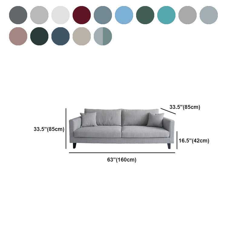Sofa standard du bras de smoking contemporain pour le salon, appartement