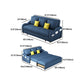 Linen Contemporary Sloped Arm Sofa Bed Foldable Sofa for Living Room, Apartment Clearhalo 'furn' 'furn_sofas' 'Furniture' 'Living Room Furniture' 'Sofa' 'sofas' 5126888