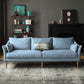 Linen Modern Sloped Arm Sofa Wooden Standard Sofa for Living Room, Apartment 83"L x 33.5"W x 27"H Denim Blue Clearhalo 'furn' 'furn_sofas' 'Furniture' 'Living Room Furniture' 'Sofa' 'sofas' 5126979