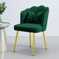 20.08"L x 20.08"W x 31.89"H Modern Sewn Pillow Back Flared Arms Parsons Chair Green Brass Gold Clearhalo 'Accent Chairs' 'accent_chairs' 'Chairs & Seating' 'furn' 'furn_accent_chairs' 'Furniture' 'Living Room Furniture' 5127162