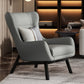 27,56 "l x 39,76" W x 35,83 "H moderno sedia a Wingback ad alta parte del soggiorno per soggiorno