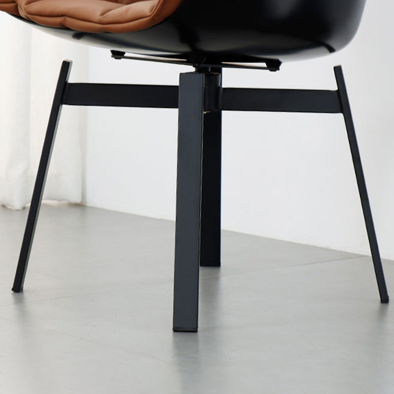 24.41 "L x 24.41" W x 33.46 "H Moderne kussen achterste kussen Top Arms Chair voor woonkamer