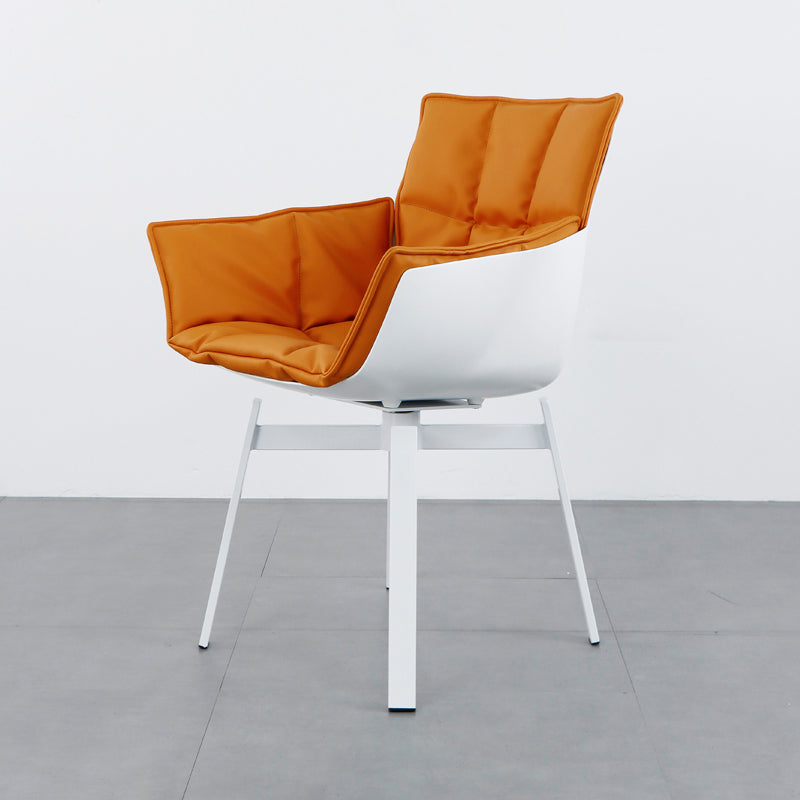 24.41 "L x 24.41" W x 33.46 "H Moderne kussen achterste kussen Top Arms Chair voor woonkamer