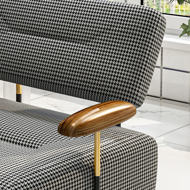 29,92 "L x 30.71" W x 31.89 "H Hedendaagse kussen achterstoel