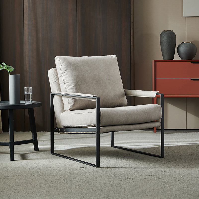 27.56 "L x 28.35" W x 29.53 "H Hedendaagse kussen achterste kussen Top wapenstoel