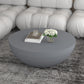 Modern Round Coffee Table Wooden Cocktail Table for Living Room Light Gray Clearhalo 'Coffee & Accent Tables' 'Coffee Tables' 'coffee_tables' 'furn' 'furn_coffee_tables' 'Furniture' 'Living Room Furniture' 5127551