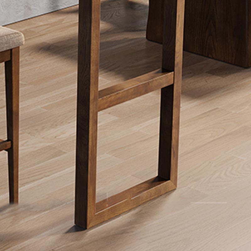 Ash houten bovenste balk tafel eigentijdse staaftafel met houten opbergrek