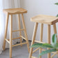Coffee Shop Contemporary Barstool Indoor Wood 4 Legs Bar Stool with Pedal Clearhalo 'Bar Furniture' 'Bar Stools' 'bar_stools' 'furn' 'furn_bar_stools' 'Furniture' 'Kitchen & Dining Furniture' 5130608