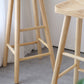 Coffee Shop Contemporary Barstool Indoor Wood 4 Legs Bar Stool with Pedal Clearhalo 'Bar Furniture' 'Bar Stools' 'bar_stools' 'furn' 'furn_bar_stools' 'Furniture' 'Kitchen & Dining Furniture' 5130611