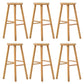 Sala de estar Simple Wood Barstool de 4 patas taburete con pedal