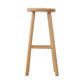 Sala de estar Simple Wood Barstool de 4 patas taburete con pedal