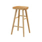 Restaurant Simple Wood Barstool Wood 4 Legs Bar Stool with Pedal Clearhalo 'Bar Furniture' 'Bar Stools' 'bar_stools' 'furn' 'furn_bar_stools' 'Furniture' 'Kitchen & Dining Furniture' 5130694