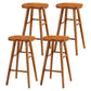 Restaurant Simple Wood Barstool Wood 4 Legs Bar Stool with Pedal Cherry Wood 4 Piece Set Bar Stool(30"H) Clearhalo 'Bar Furniture' 'Bar Stools' 'bar_stools' 'furn' 'furn_bar_stools' 'Furniture' 'Kitchen & Dining Furniture' 5130731