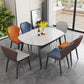 Modern Extendable Dining Furniture Set 1/2/7/9 Pieces Round Dining Table Set