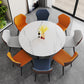 Modern Extendable Dining Furniture Set 1/2/7/9 Pieces Round Dining Table Set