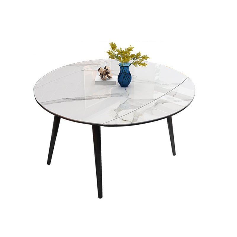 Modern Extendable Dining Furniture Set 1/2/7/9 Pieces Round Dining Table Set