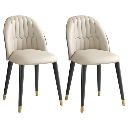 Modern Style Sintered Stone Top Dinette Set 1/2/5/7 Pieces Rectangular Dining Set 2 White Chairs