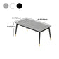 Modern Rectangle Dining Table Set 1/2/3/5/7 Pieces Dinette Set with Sintered Stone Top Clearhalo 'Dining Room Sets' 'Dining Tables & Seating' 'dining_room_set' 'furn' 'furn_dining_room_set' 'Furniture' 'Kitchen & Dining Furniture' 5131022