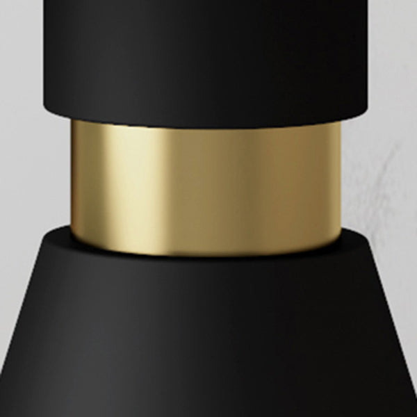 Mesa de comedor redonda contemporánea de metal mesa de piedra sinterizada con pedestal negro