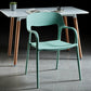 Plastic Contemporary Arm Chair Open Back Kitchen Dining Room Chair Clearhalo 'Dining Chairs' 'Dining Tables & Seating' 'dining_chair' 'furn' 'furn_dining_chair' 'Furniture' 'Kitchen & Dining Furniture' 5131430