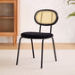Industrial Dining Room Side Chairs Metal Open Back Chair for Kitchen