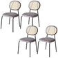 Industrial Dining Room Side Chairs Metal Open Back Chair for Kitchen