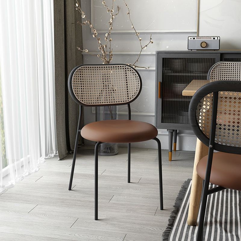 Armless Dining Chairs Industrial Kitchen Side Chairs for Dining Room Clearhalo 'Dining Chairs' 'Dining Tables & Seating' 'dining_chair' 'furn' 'furn_dining_chair' 'Furniture' 'Kitchen & Dining Furniture' 5131686