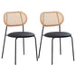 Armless Dining Chairs Industrial Kitchen Side Chairs for Dining Room Wood 2 Piece Set Clearhalo 'Dining Chairs' 'Dining Tables & Seating' 'dining_chair' 'furn' 'furn_dining_chair' 'Furniture' 'Kitchen & Dining Furniture' 5131688