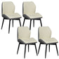 Industrial Dining Room Side Dining Chairs Faux Leather Dining Chairs