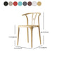 Contemporary Plastic Armless Chair Kitchen Dining Room Open Back Chair