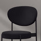 Contemporary Open Back Side Chair Upholstered Dining Chair for Indoor