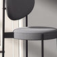 Contemporary Open Back Side Chair Upholstered Dining Chair for Indoor