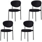 Contemporary Open Back Side Chair Upholstered Dining Chair for Indoor