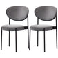 Contemporary Open Back Side Chair Upholstered Dining Chair for Indoor