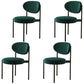 Contemporary Open Back Side Chair Upholstered Dining Chair for Indoor