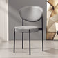 Contemporary Open Back Side Chair Upholstered Dining Chair for Indoor