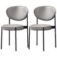 Contemporary Open Back Side Chair Upholstered Dining Chair for Indoor
