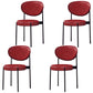 Contemporary Open Back Side Chair Upholstered Dining Chair for Indoor