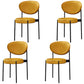 Contemporary Open Back Side Chair Upholstered Dining Chair for Indoor