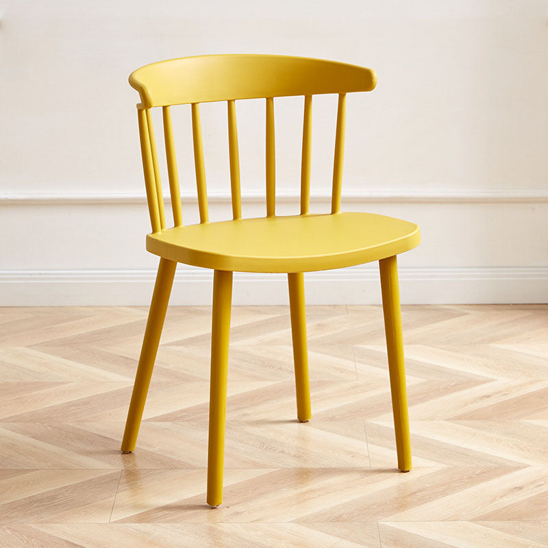 Plastic eigentijdse zijstoel Windsor Back Indoor-Outdoor Stoel