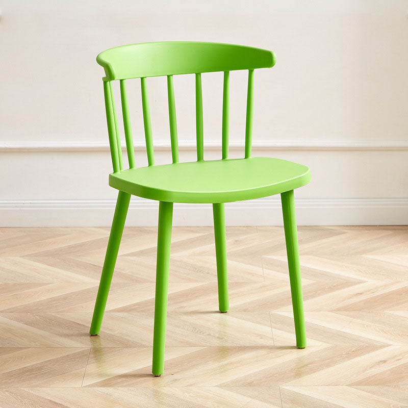 Plastic eigentijdse zijstoel Windsor Back Indoor-Outdoor Stoel