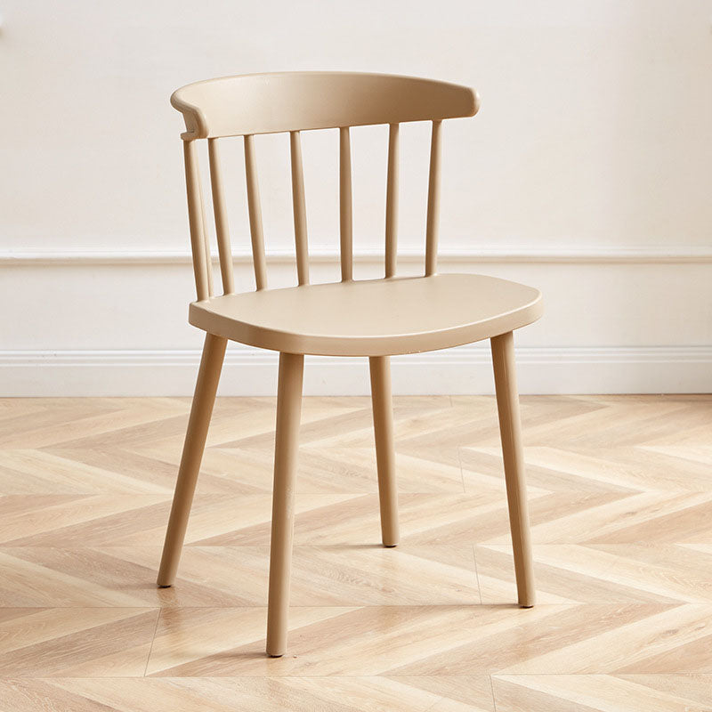 Plastic eigentijdse zijstoel Windsor Back Indoor-Outdoor Stoel